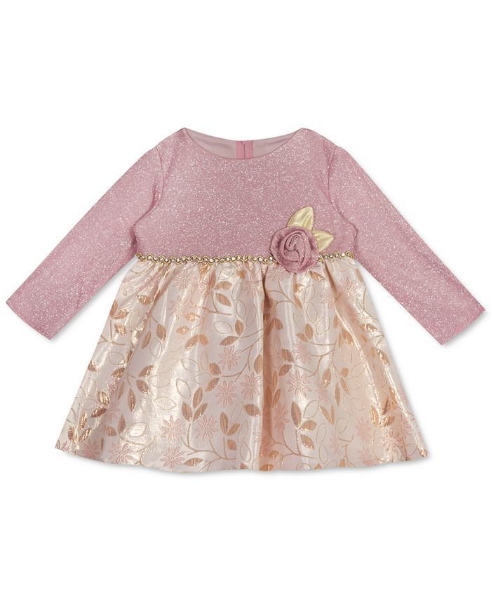 Rare Editions Baby Girls Jacquard Dress  & Reviews - Dresses - Kids - Macy's | Macys (US)