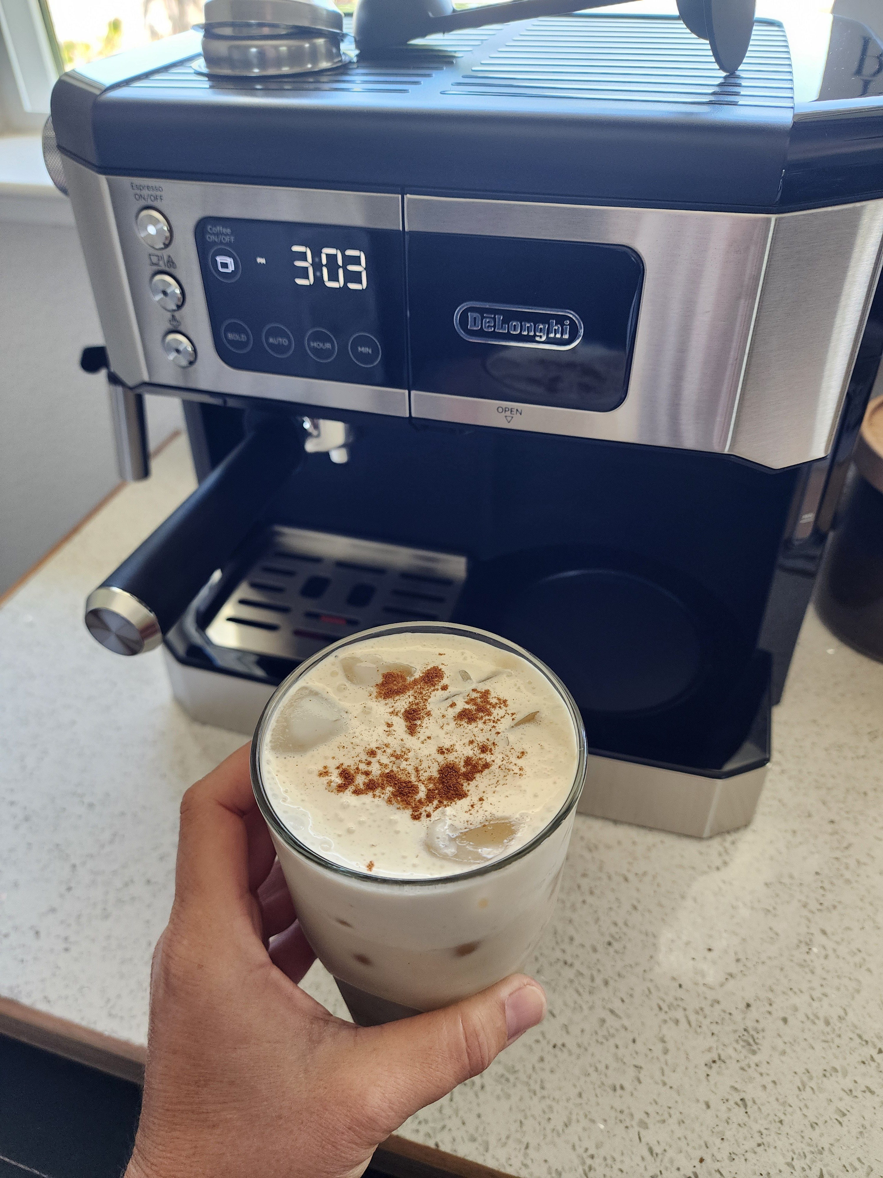 Loving our new coffee maker! It makes espresso, regular coffee & a frother built in! No need for 3 machines!! It was under $250!! Hooray! #target finds coffee espresso cappuccino home kitchen appliances de Longhi Cuisinart breville froth carafe fancy barista cup 

#LTKHome #LTKGiftGuide #LTKFamily