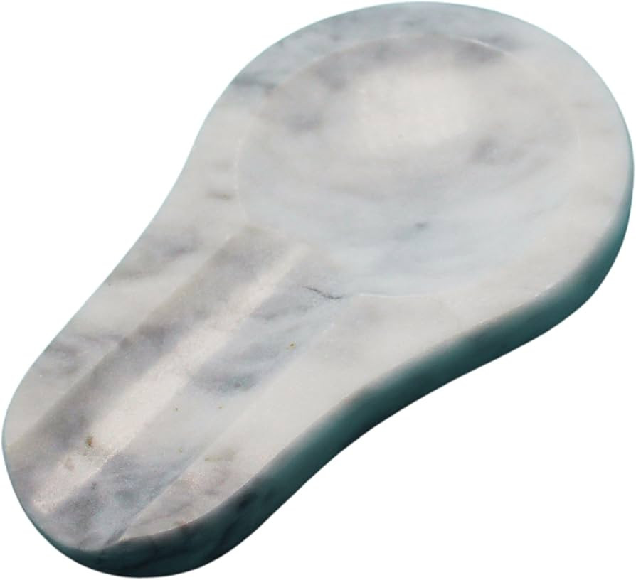 Marble Spoon Rest - Heat-Resistant, Spoon Holder for Stove Top - Kitchen Utensil Holder for Spoon... | Amazon (US)