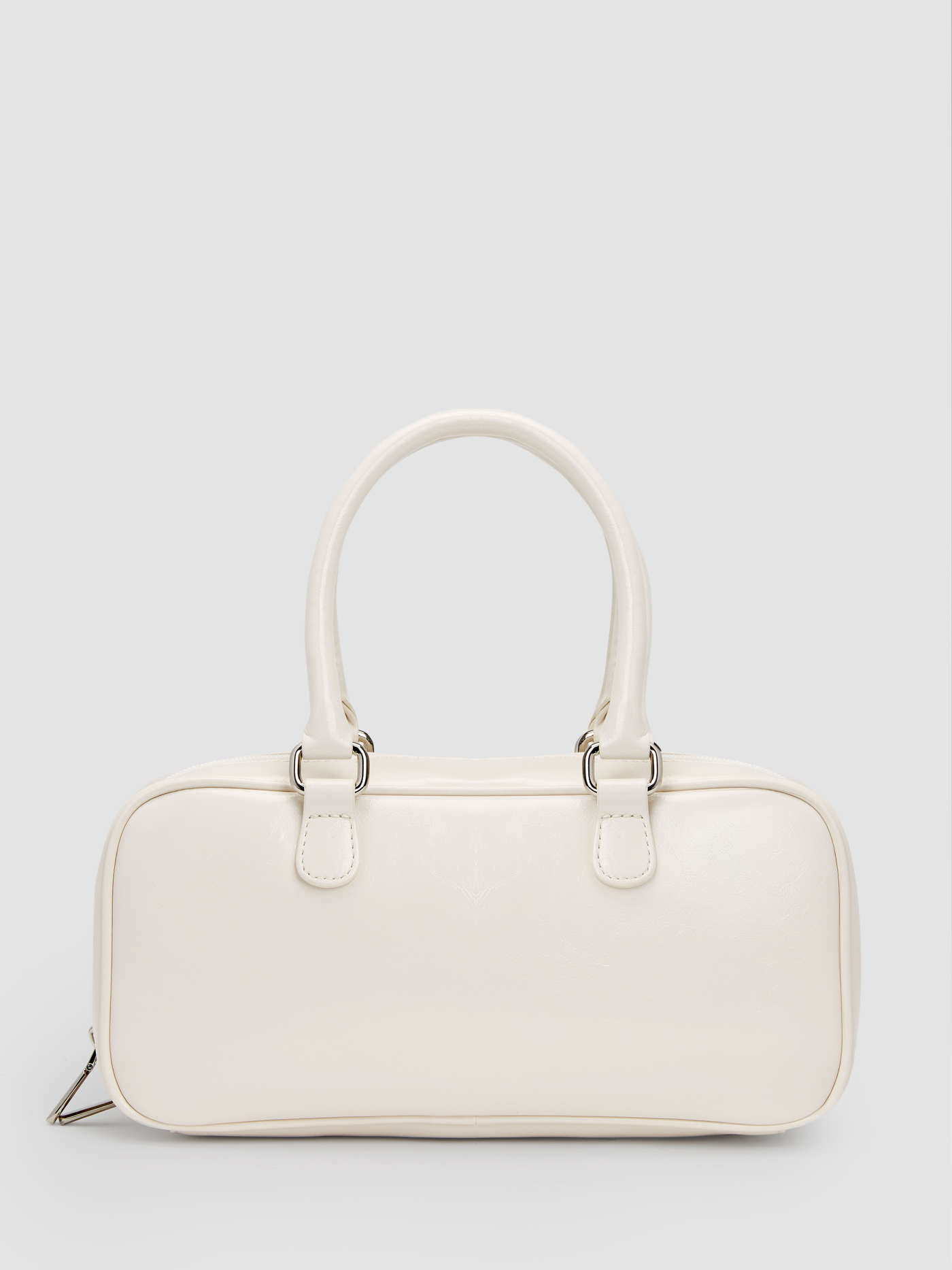 FAUX LEATHER BOSTON BAG | Cider