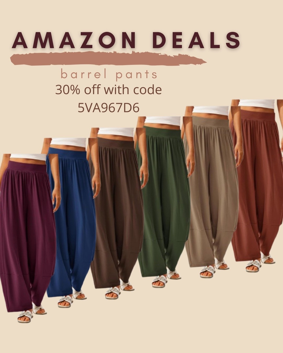 $14 ends 4/27

Amazon fashion
Amazon deals
Barrel pants
Comfy pants
Lounge wear


#LTKSaleAlert