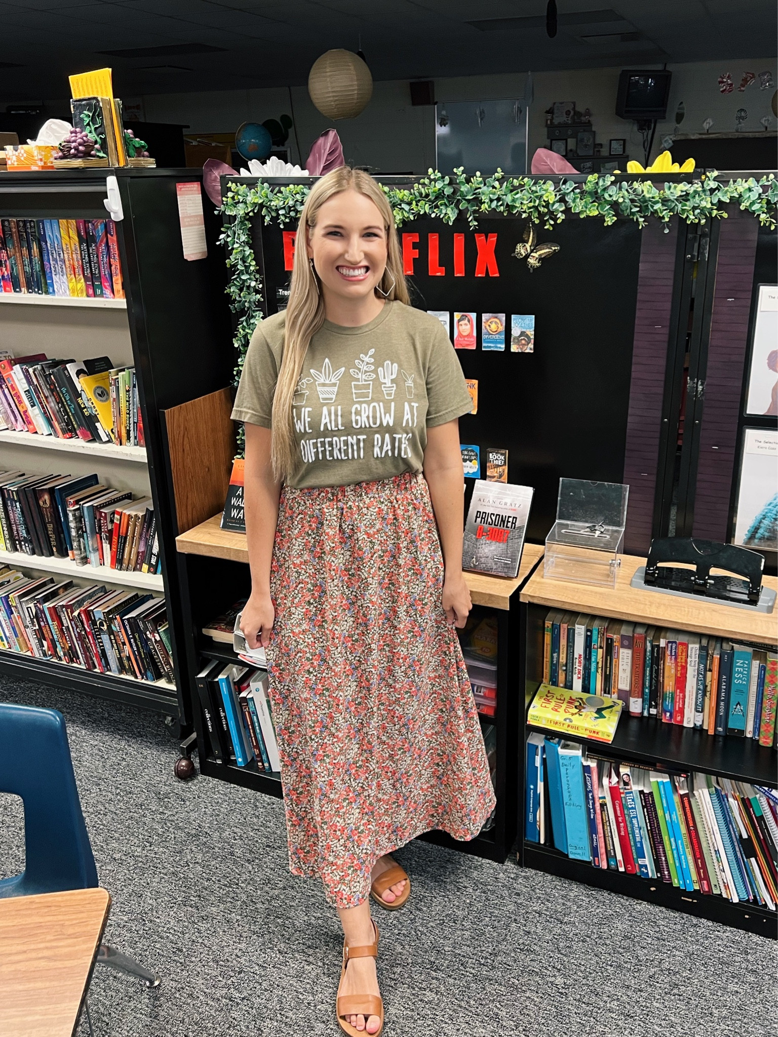 My go to teacher outfit—a cute skirt & a teacher tee 🤍
Shirt: Etsy, Medium (Seller:purplerushclothing)
Skirt: Shein, Medium (invest in a slip for underneath—best skirts for the price) **this one is sold out, but I have all the ones tagged below 🫶🏻

#LTKunder50 #LTKworkwear #LTKstyletip