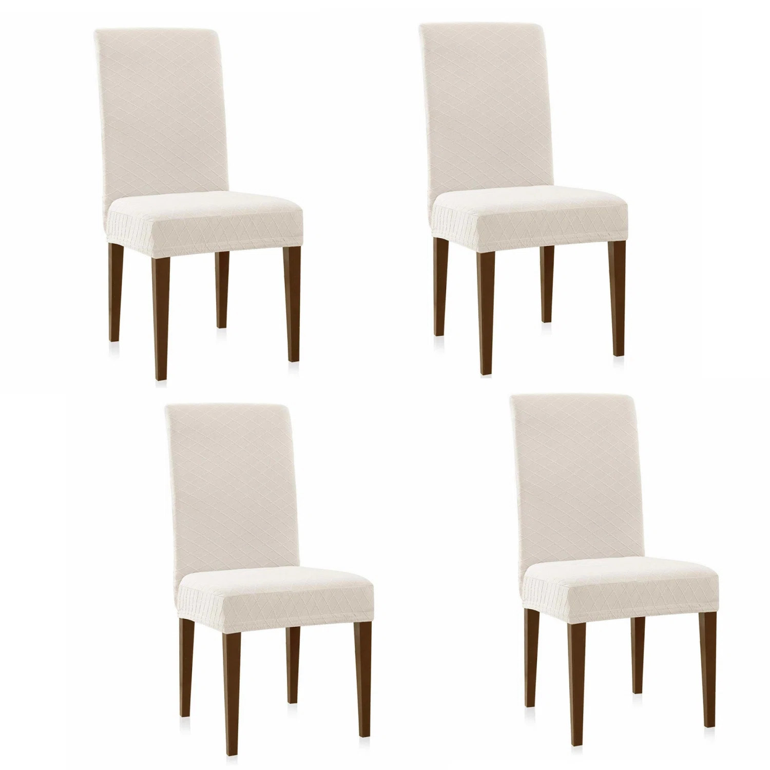 Box Cushion Dining Chair Slipcover (Set of 4) | Wayfair North America