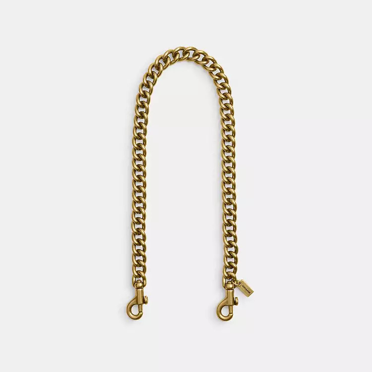 Short Chunky Curb Chain Strap | Coach (US)