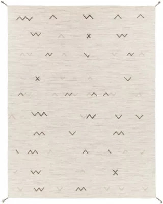 Surya Montezuma Global Handcrafted 8' x 11' Area Rug in Ivory/Grey | Bed Bath & Beyond