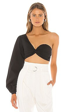 Lovers + Friends Ava Top in Black from Revolve.com | Revolve Clothing (Global)