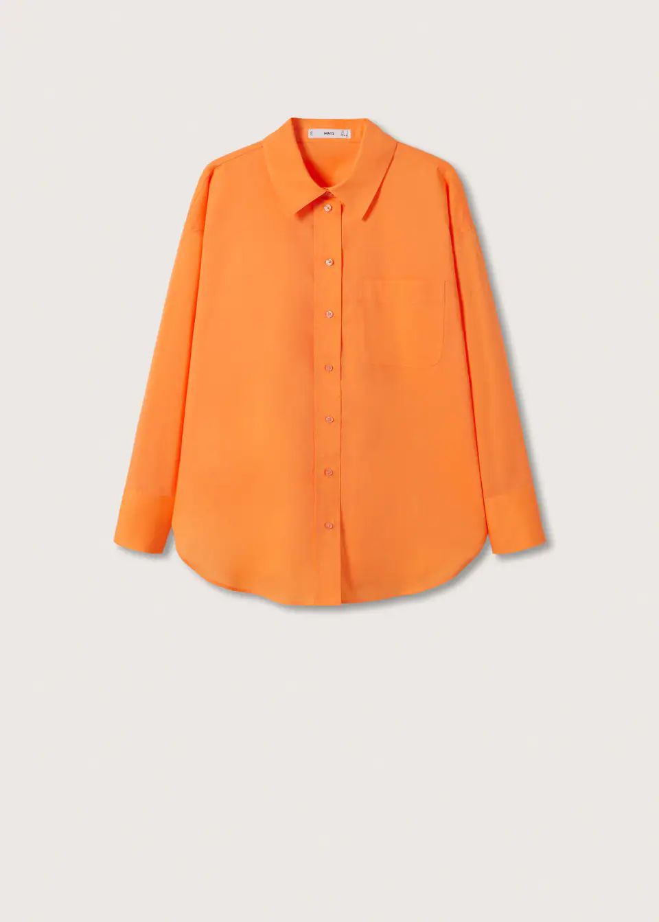 Oversize cotton shirt | MANGO (US)