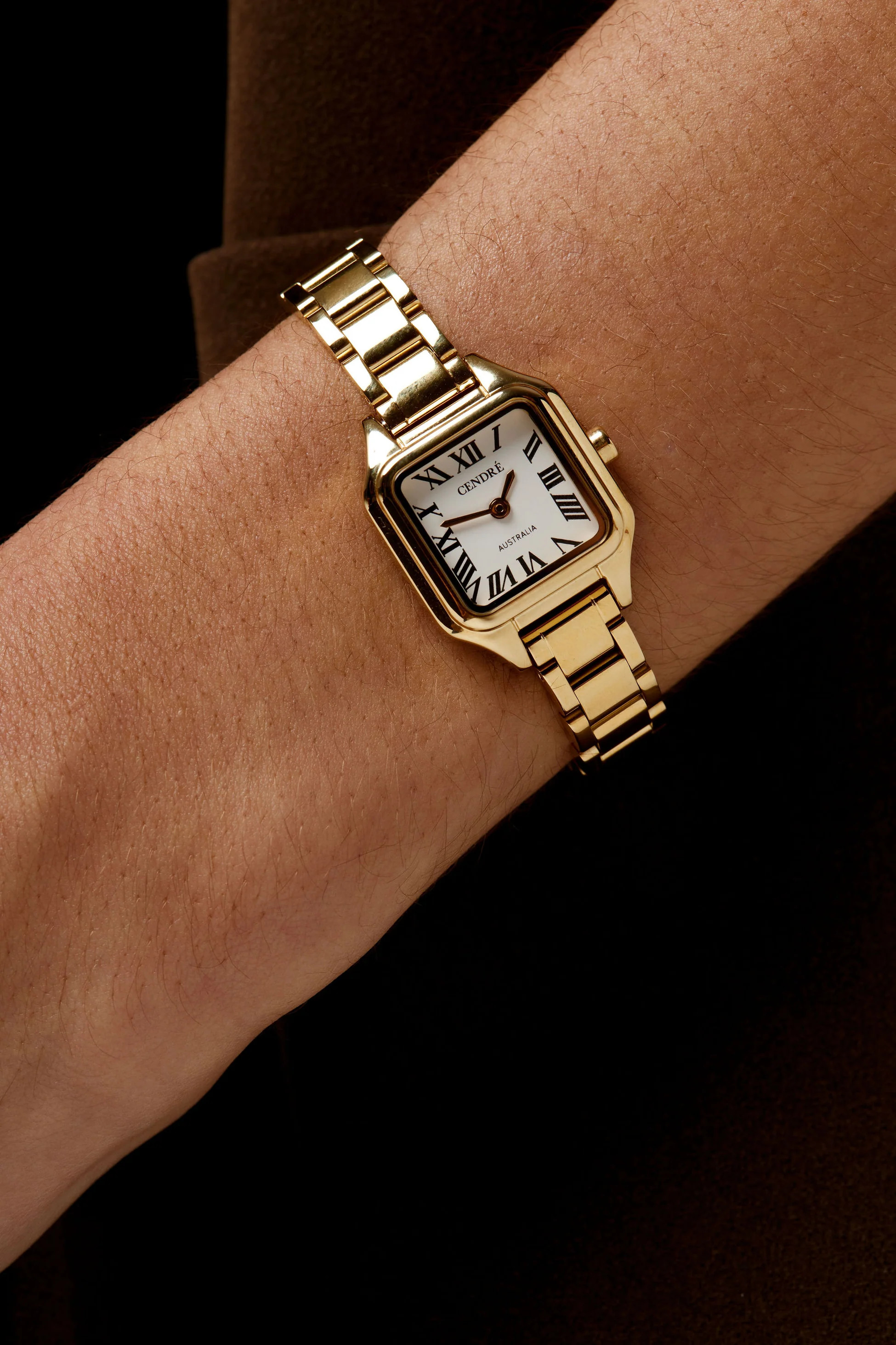 Hugo Watch | White | 14K Gold | Cendre