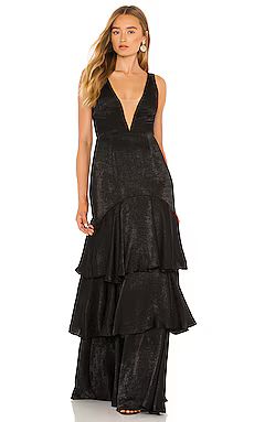 Katie May Old Money Gown in Black from Revolve.com | Revolve Clothing (Global)