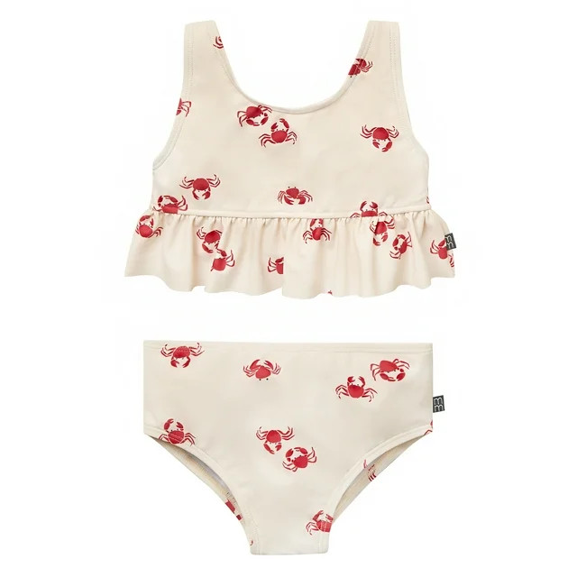 Modern Moments by Gerber Toddler Girl Tankini with Ruffle, 2-Piece, Sizes 12M - 5T - Walmart.com | Walmart (US)