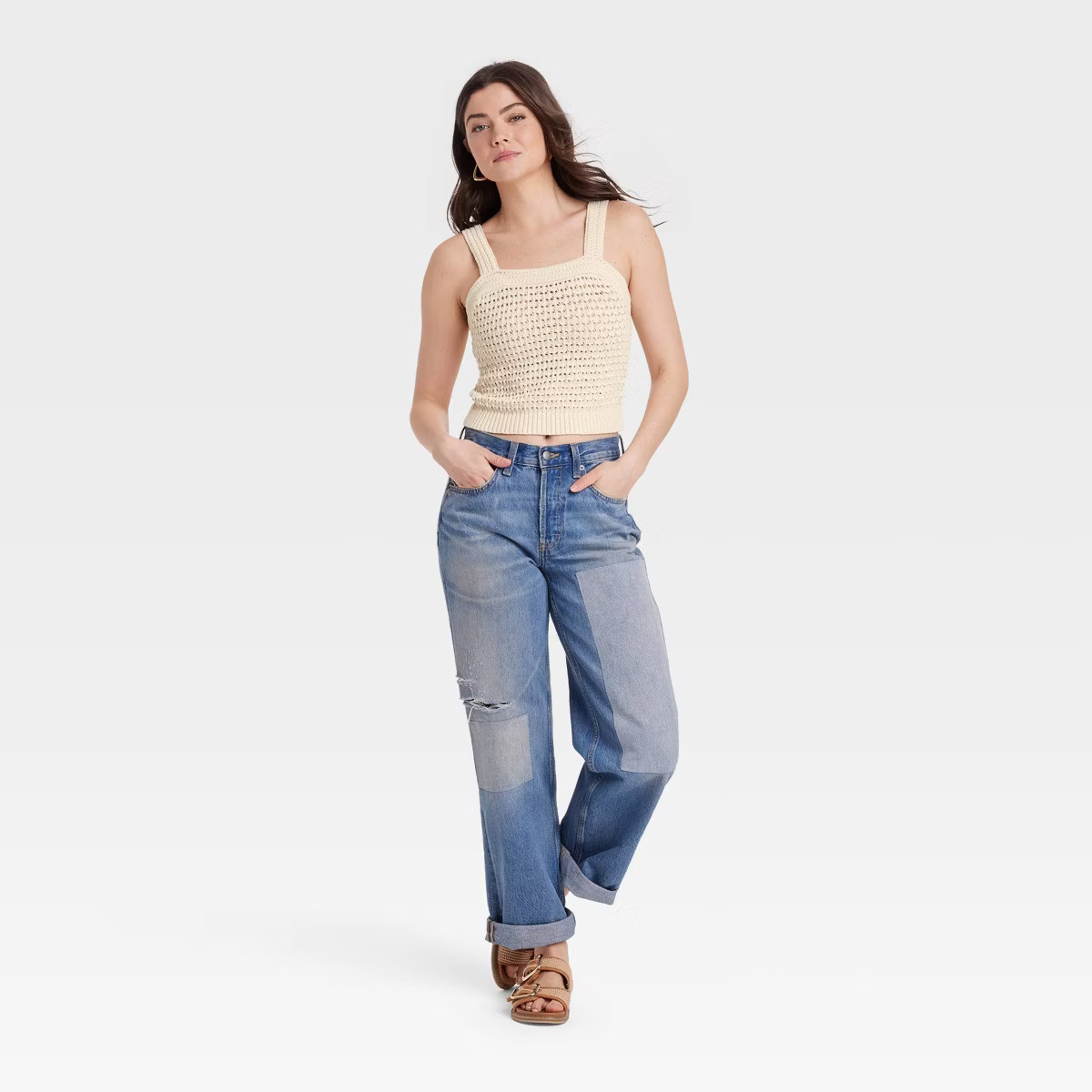 Women's Openwork Sweater Tank - Universal Thread™ | Target