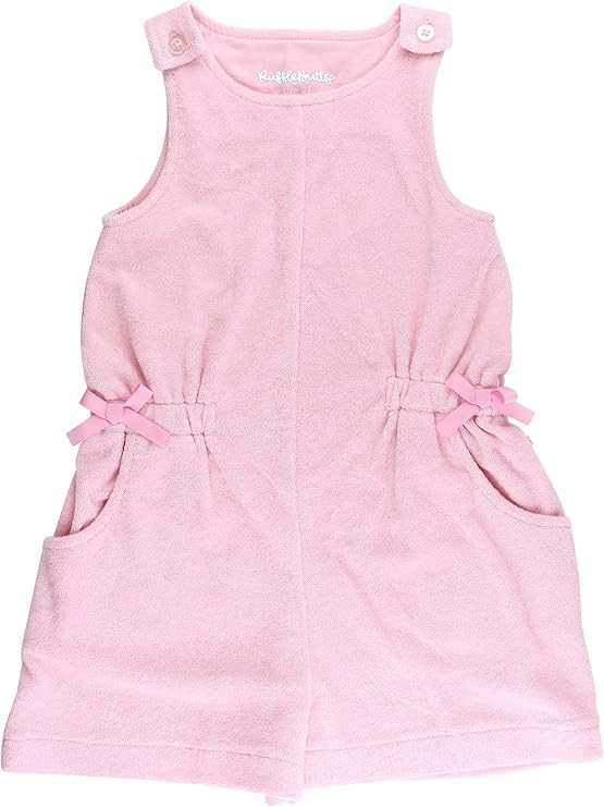 RuffleButts Girls Terry Cover-Up Romper | Amazon (US)