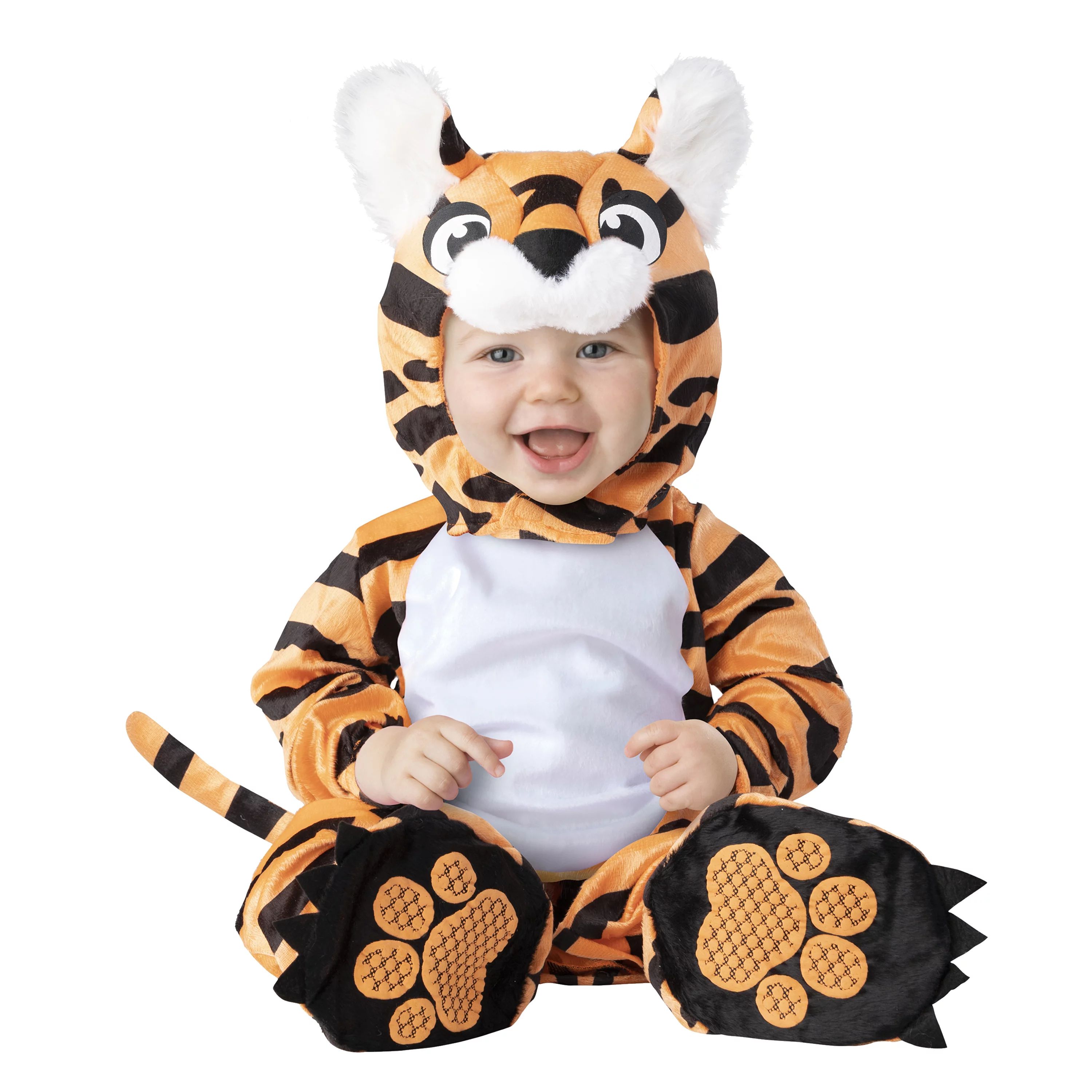 InCharacter Costumes Tiger Tot Halloween Fantasy Costume Unisex, Infant 0-1, Orange - Walmart.com | Walmart (US)