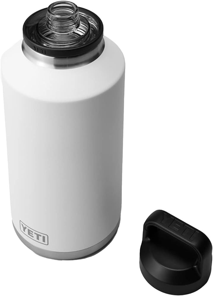 YETI Rambler 64 oz Bottle, Vacuum Insulated, Stainless Steel with Chug Cap, White | Amazon (US)