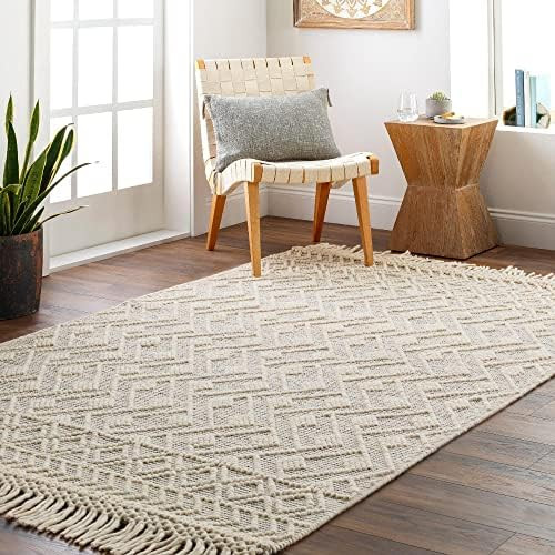 Mark&Day Area Rugs, 5x8 Corwin Cottage Gray Area Rug, Grey Beige Carpet for Living Room, Bedroom ... | Amazon (US)