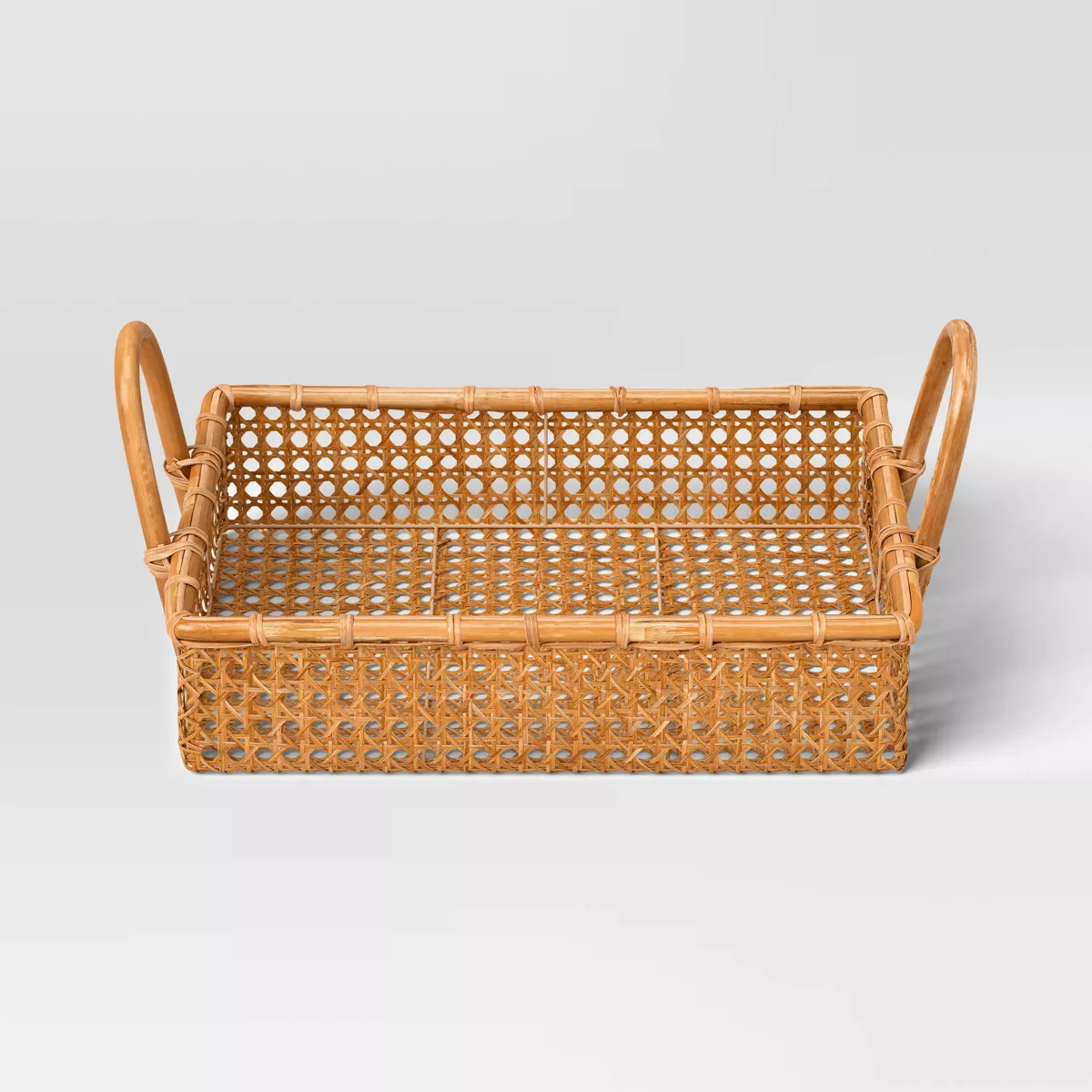 18" Rattan Cane Serving Tray - Threshold™ | Target