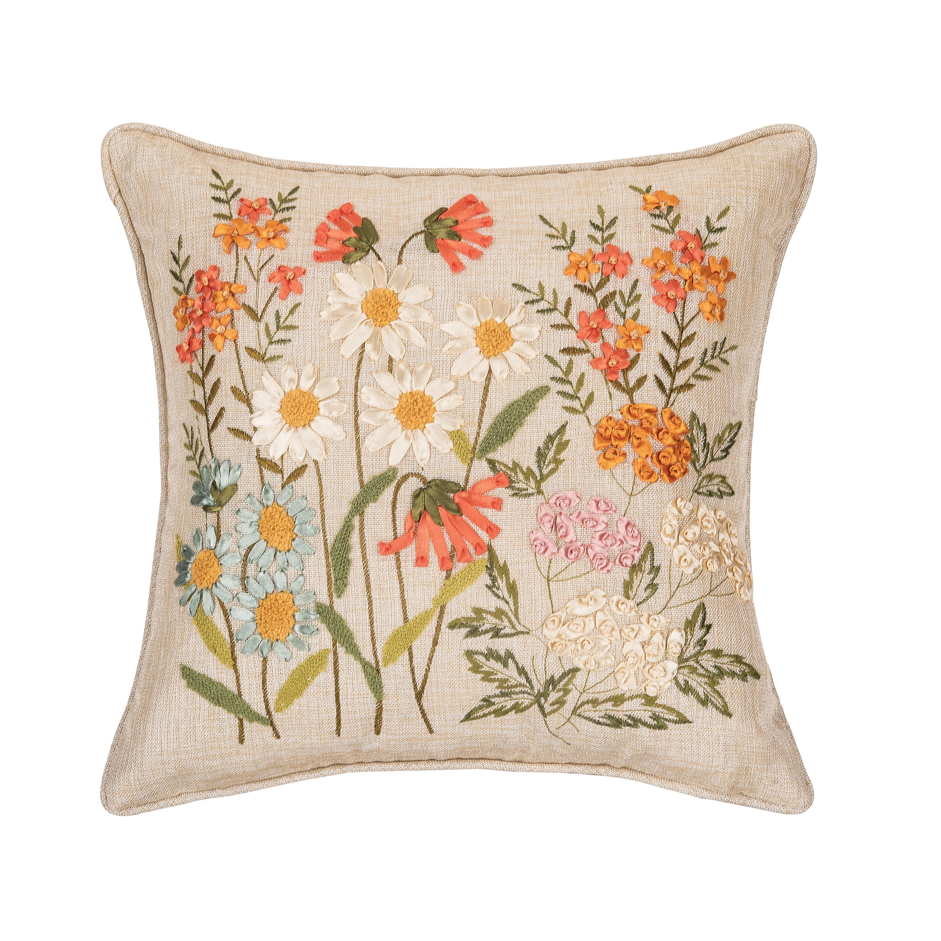 Daisy Garden Pillow | Wayfair North America