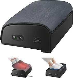 Comfier Heated Foot Rest Under Desk at Work & Foot Warmer,Adjustable Height Foot Stool Under Offi... | Amazon (US)