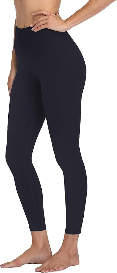 Mipaws Women's High Rise Leggings 7/8 Length Yoga Pants with Tummy Control Seamless Waistband | Amazon (US)