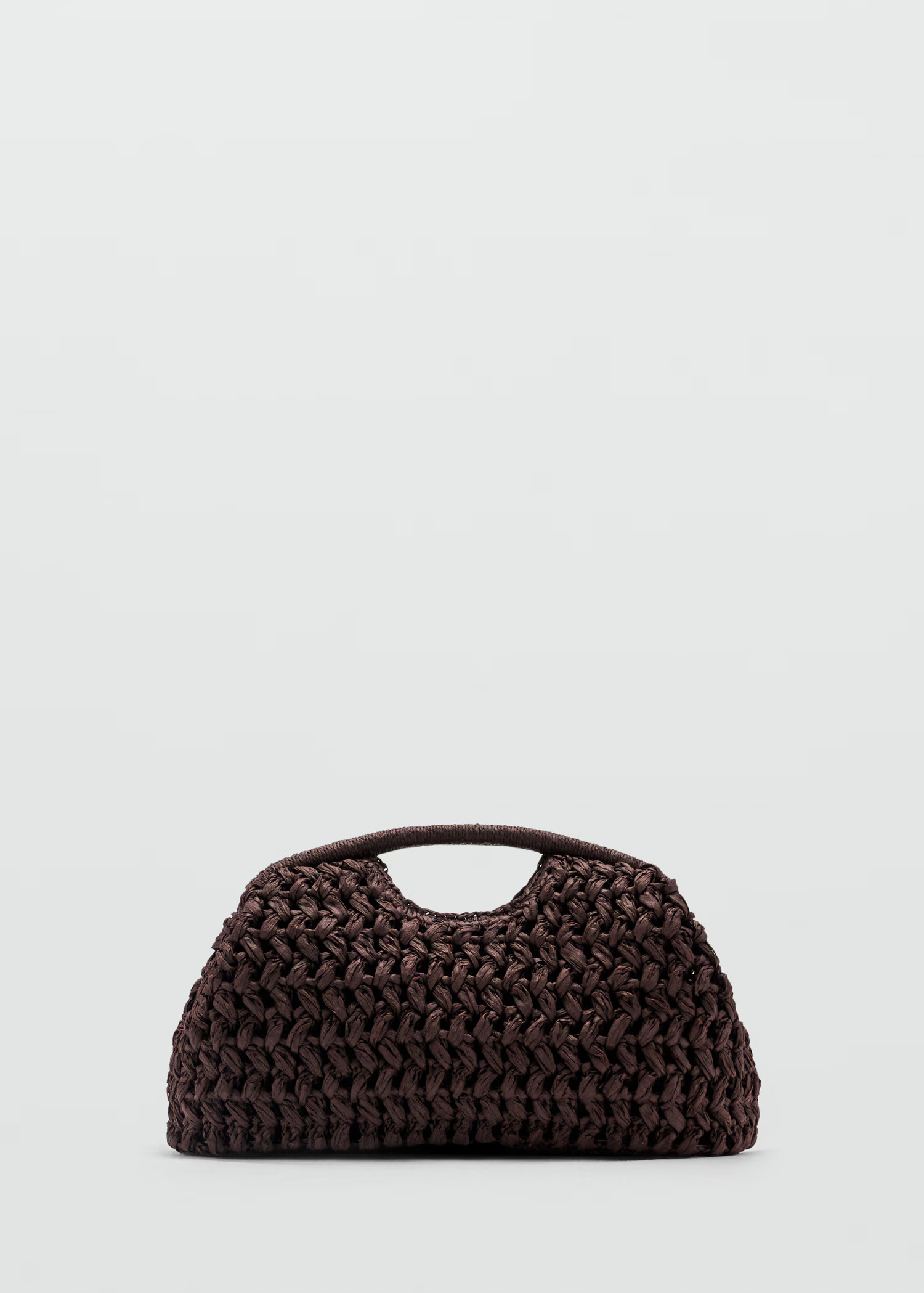Natural fiber clutch bag - Women | MANGO United Kingdom | MANGO (UK)