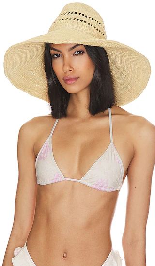 Harlow Hat in Natural | Revolve Clothing (Global)