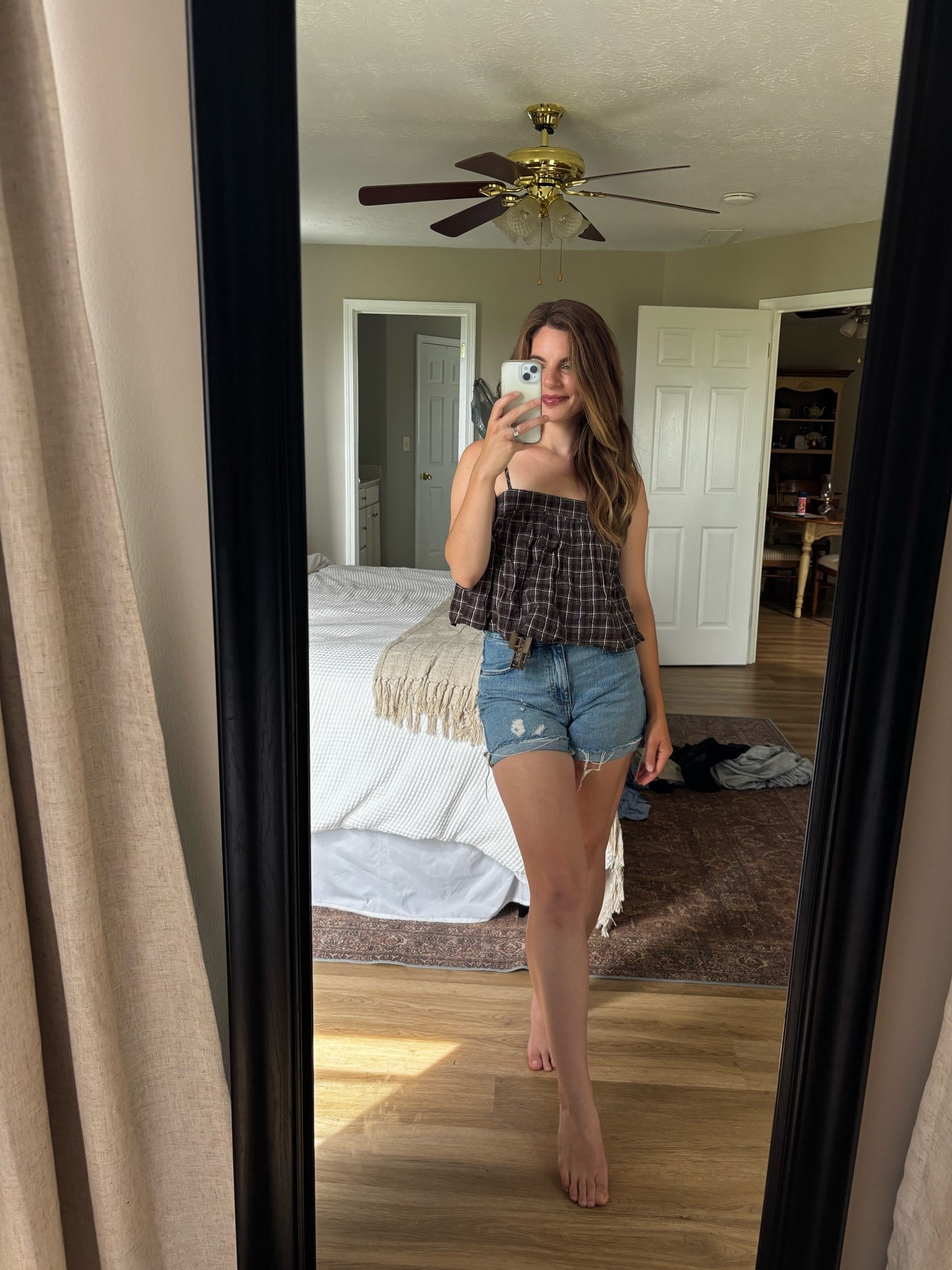 @Aerie @Wrangler shorts are 2 years old from wrangler so linked similar! Headed to go pick up our fish to stock the pond 😂

#LTKdayinmylife #LTKootd #LTKmomlife