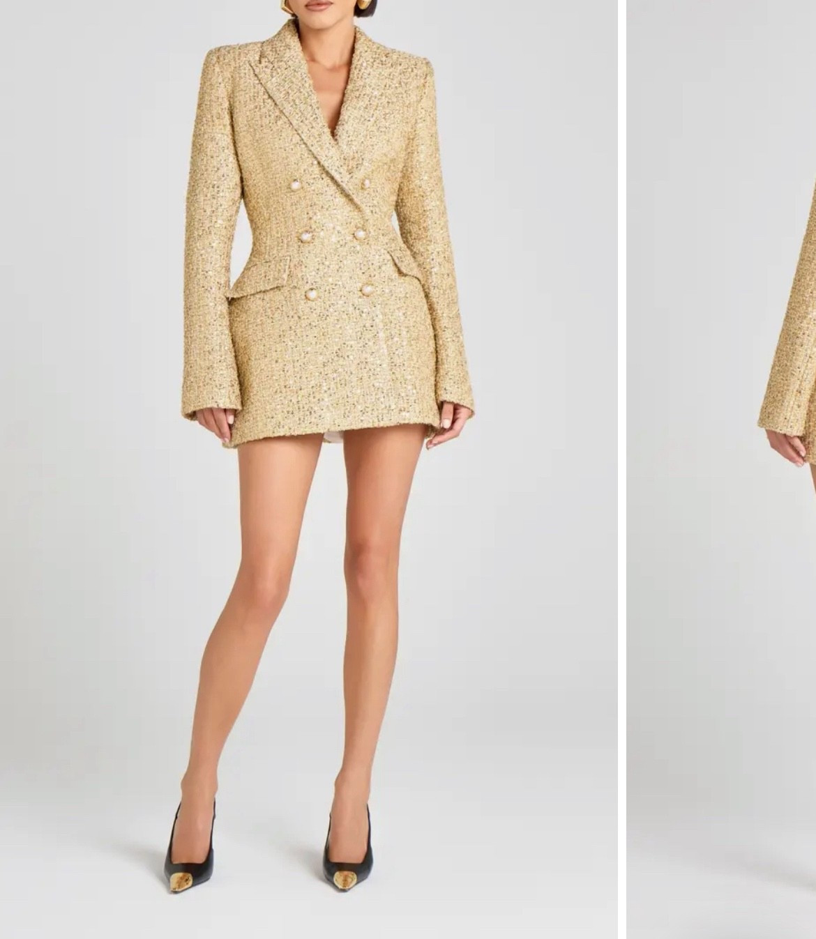 This beautiful gold tweed blazer dress is on sale for a cyber weekend! 

#LTKHoliday #LTKGiftGuide #LTKCyberWeek