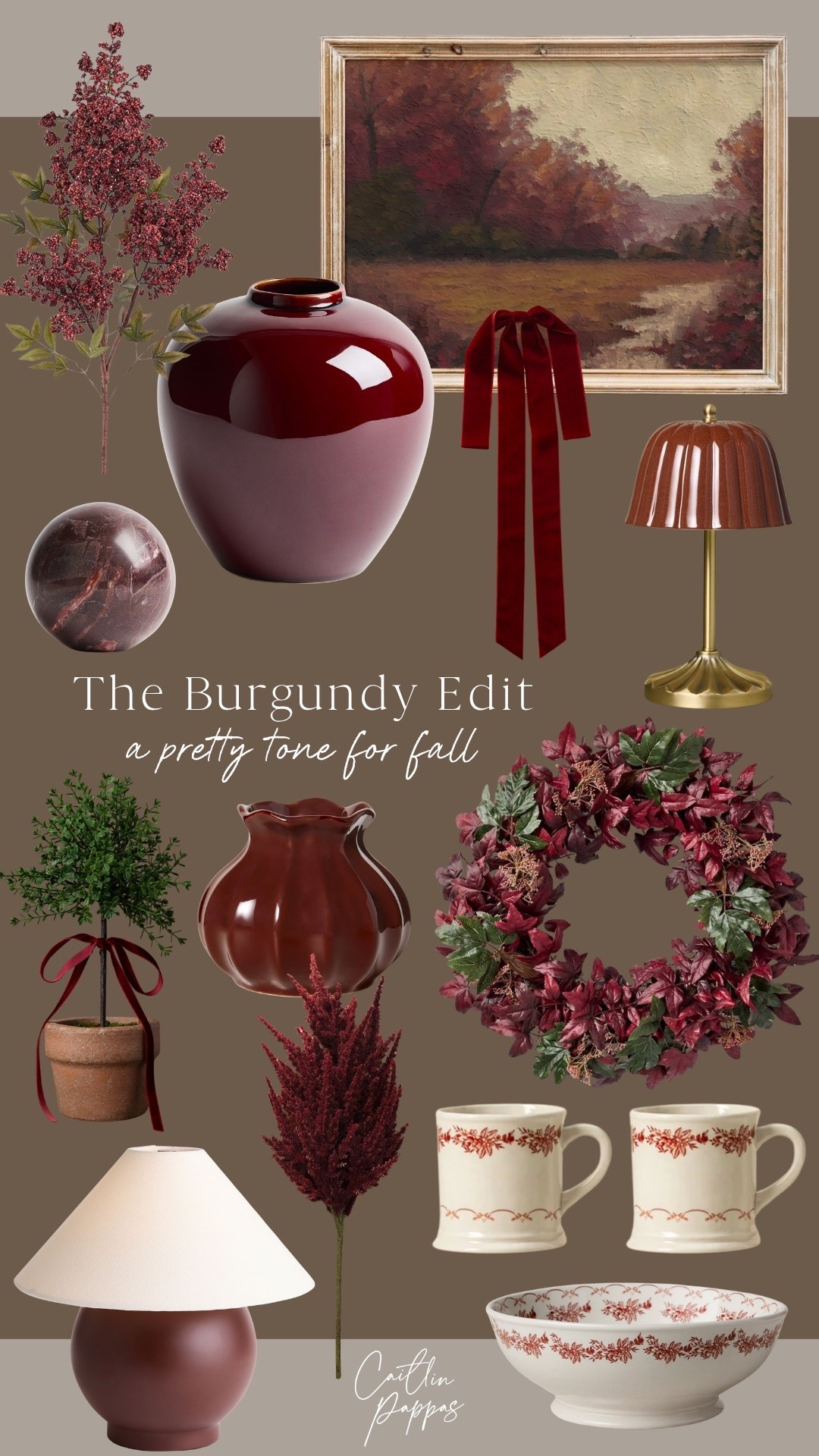 The burgundy edit ❤️🍂 The prettiest color for autumn and the winter season

#LTKHome #LTKSeasonal