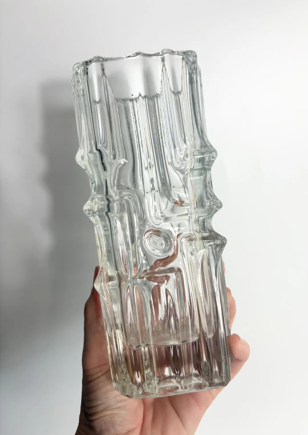 Vintage Mid Century Sklo Union Rosice Glass Vase by Vladislav Urban | Etsy (US)