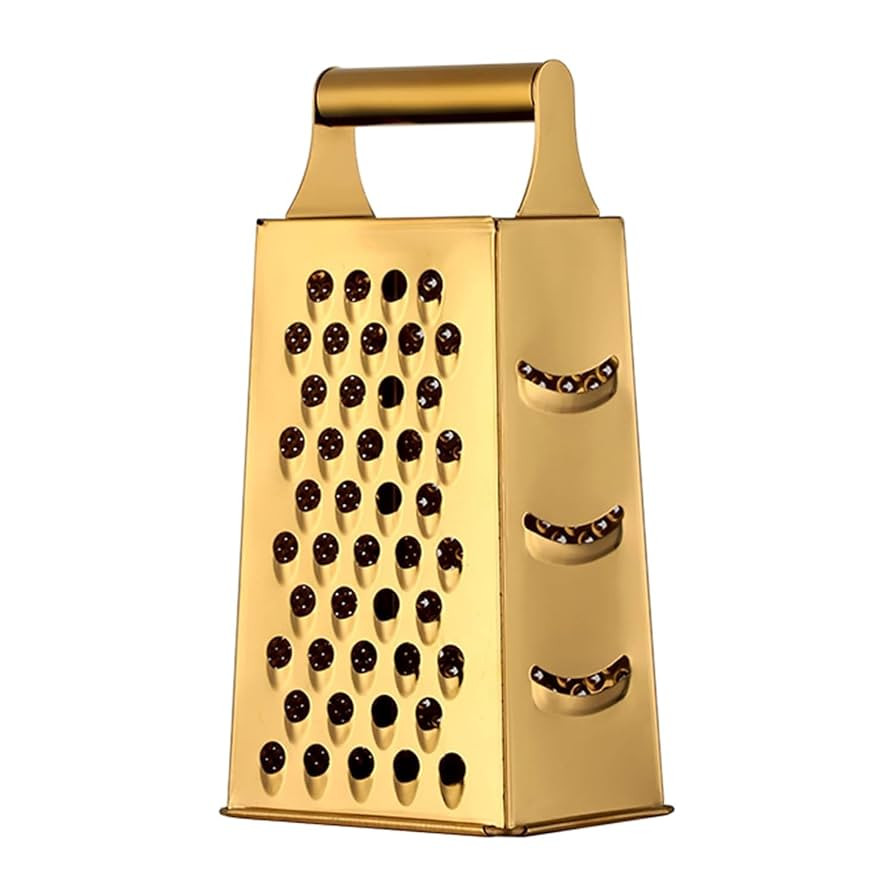 Large Stainless Steel 4 Sides Grater Slicer with Handle, Multifunctional Cutter Planing for Ginge... | Amazon (US)