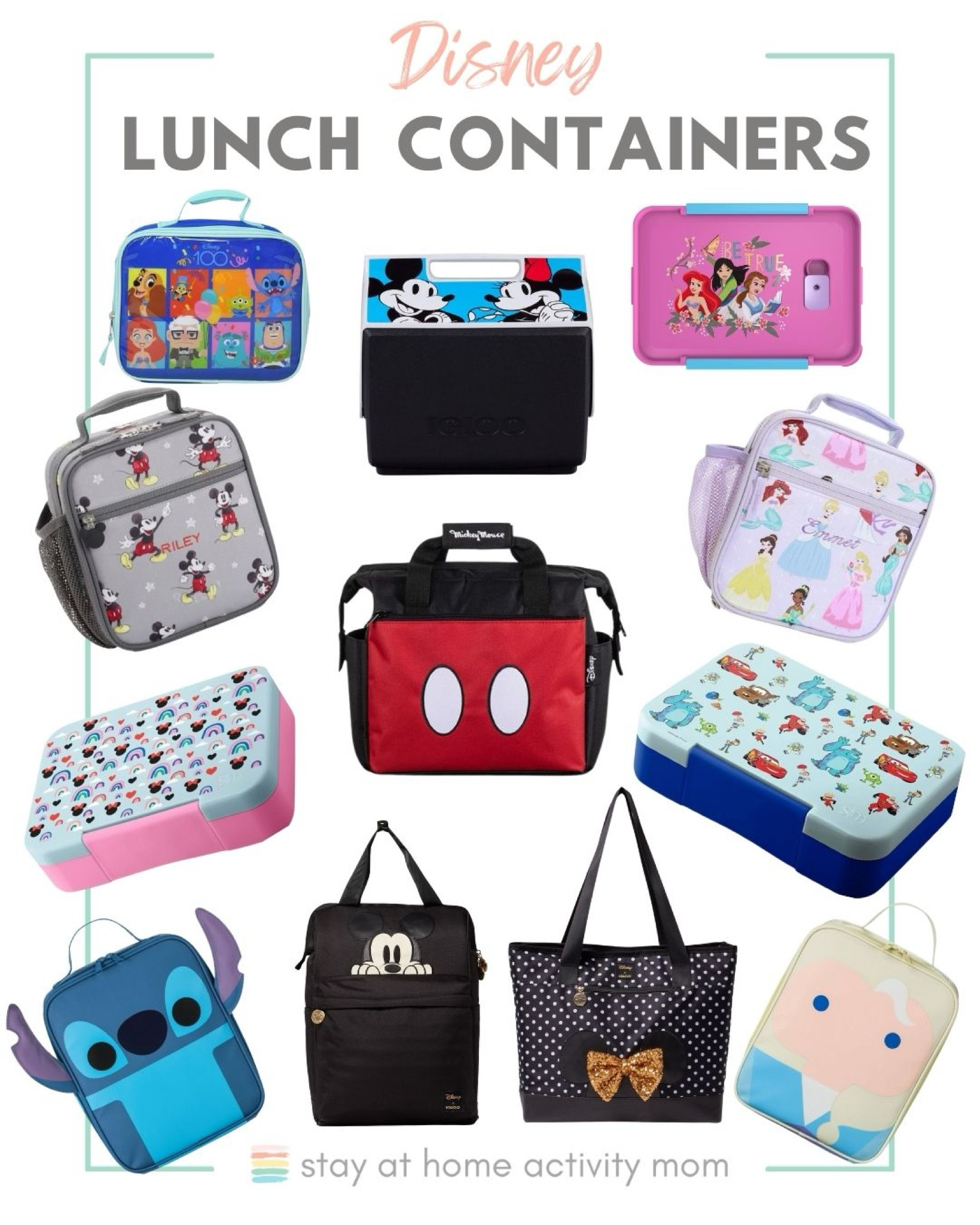 Such a fun variety of lunch bags and boxes for the Disney fan in your family! 

#LTKkids #LTKfamily #LTKtravel