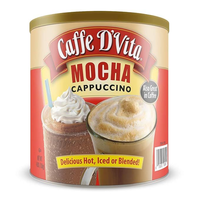 Caffe D’Vita Mocha Cappuccino 4 lb can (64 oz) | Amazon (US)