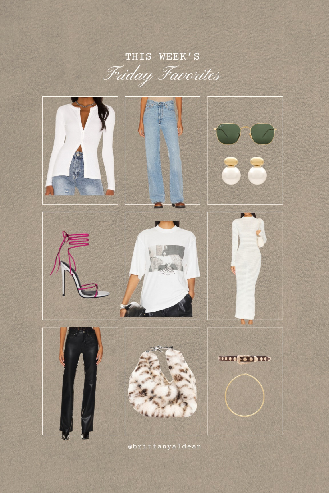 This weeks Friday Favorites !! 

outfit l outfit inspo l favorites l revolve 