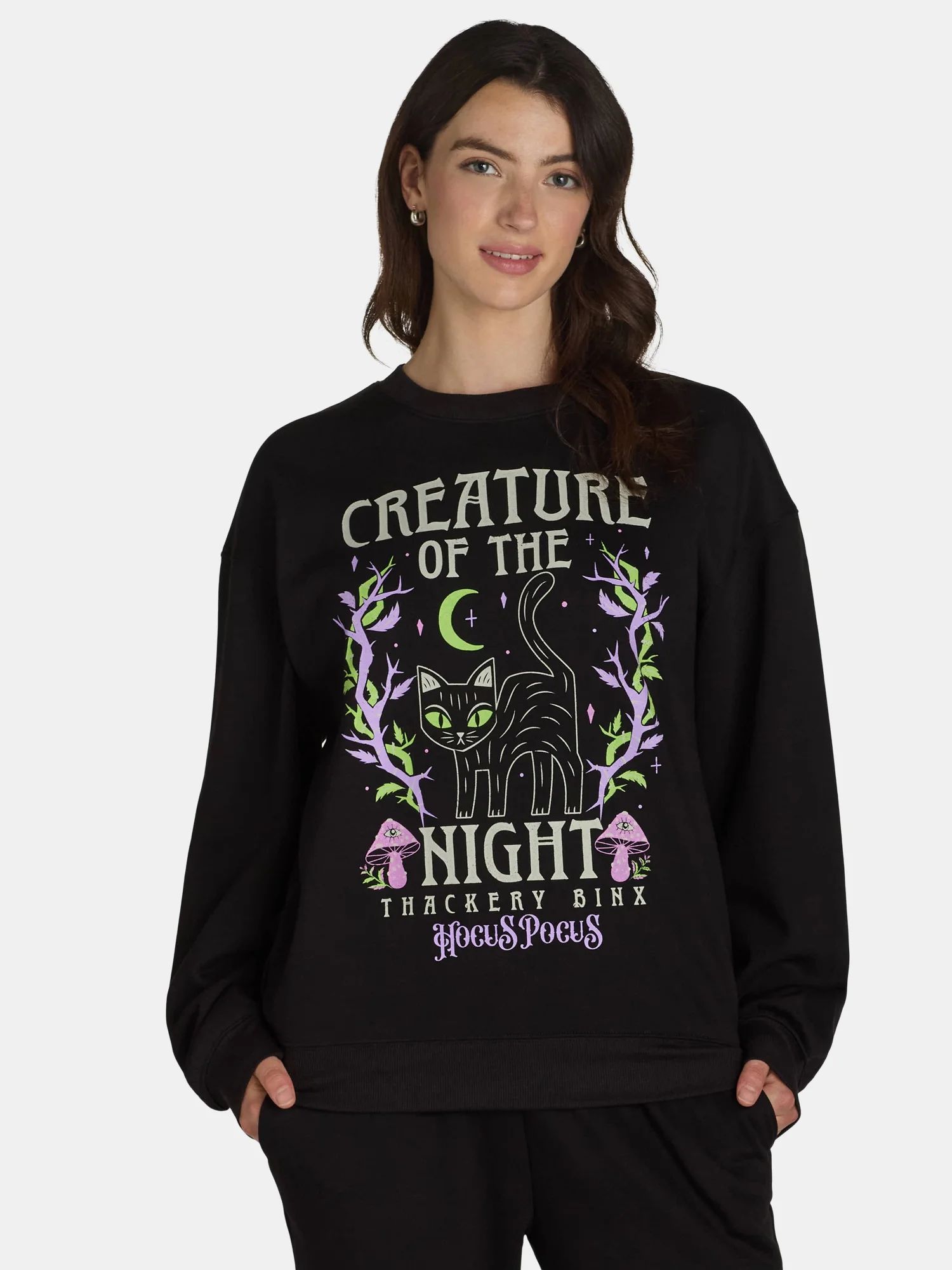 Hocus Pocus Women’s Graphic Print Sweatshirt, Sizes XXS-XXL - Walmart.com | Walmart (US)