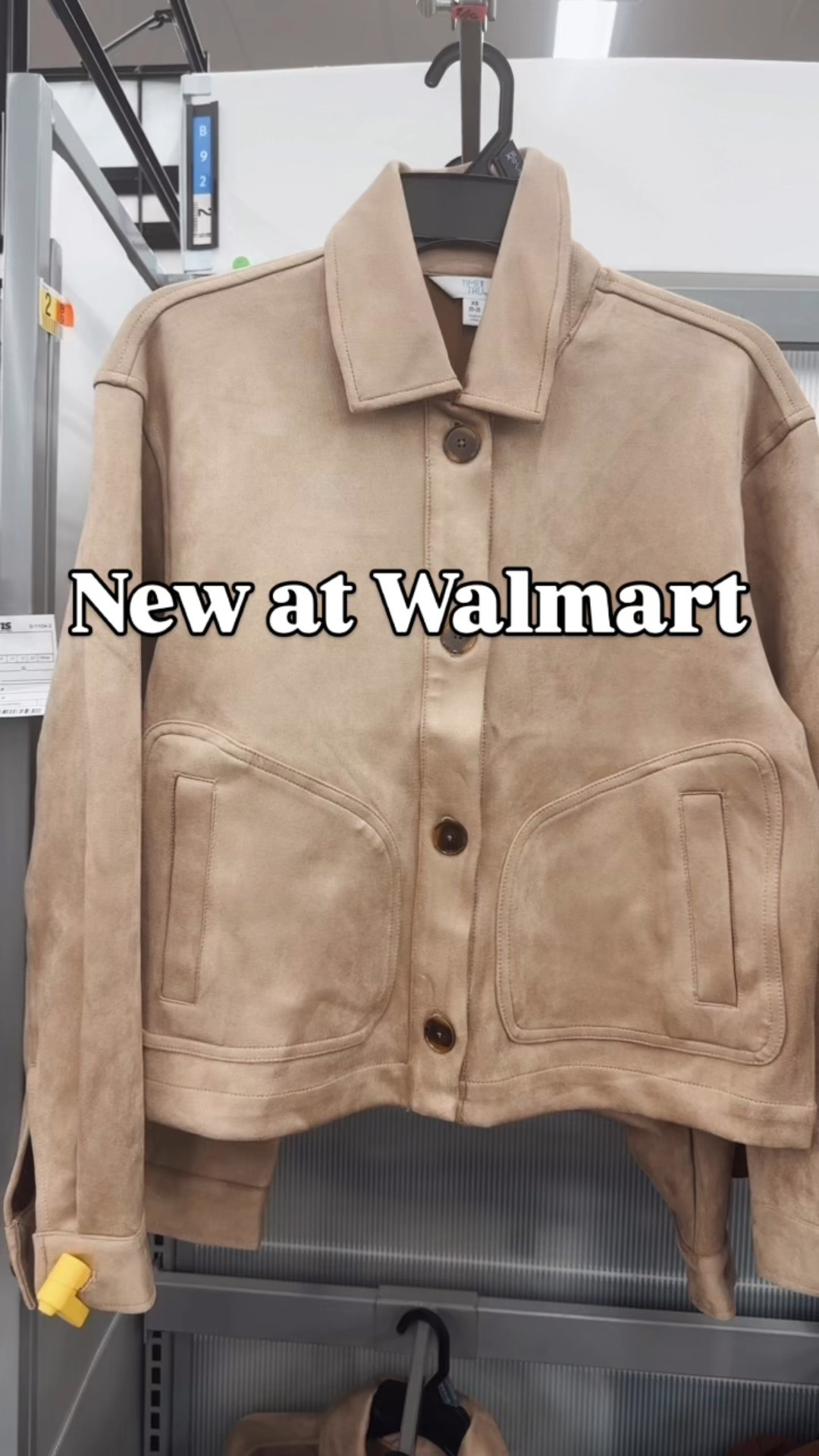 New faux suede jacket at Walmart! Lightweight and perfect to layer with this fall! 🪵🍂🐻 Fits true to size. I’m in a small. 

#walmart #walmartstyle #walmartfashion 

#LTKOver40 #LTKStyleTip #LTKFindsUnder50