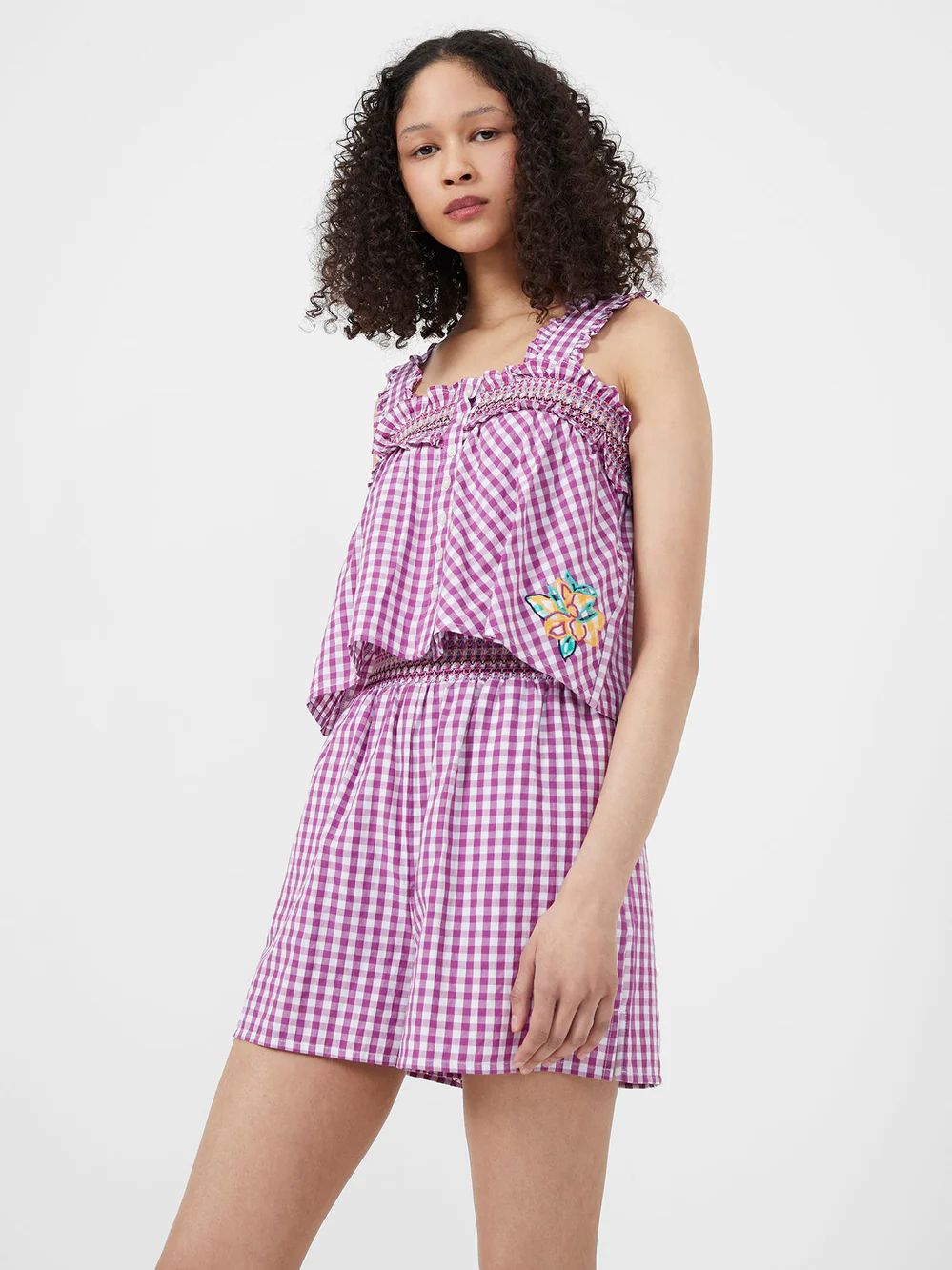 Adalhia Gingham Smock Top | French Connection (UK)