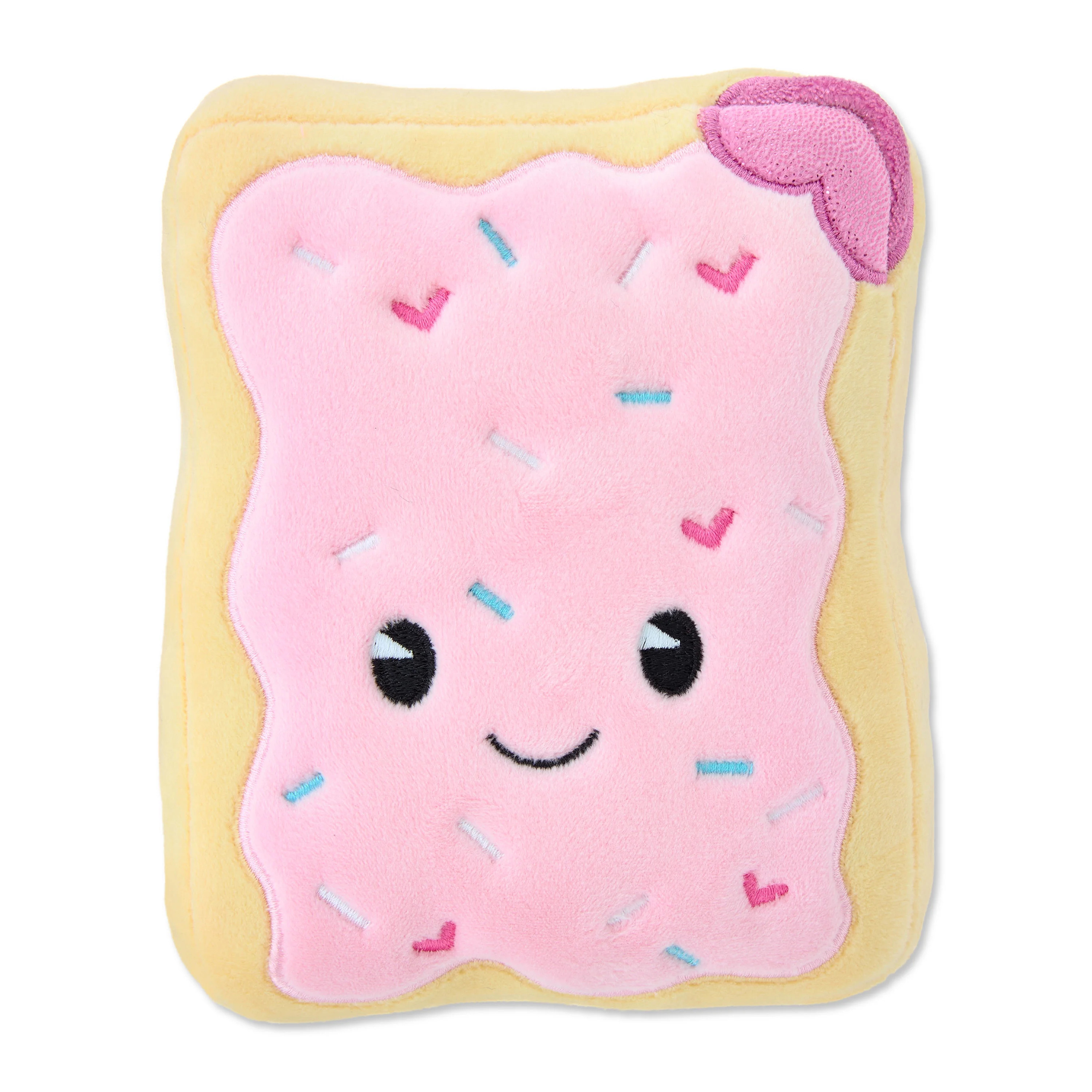 Small Frosted Toaster Pastry Plush, Pink, 6", Valentine's Day by Way To Celebrate | Walmart (US)