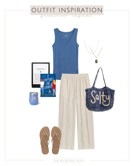 Summer Casual Outfit


summer outfit  summer fashion  beach outfit  travel outfit  tank top  linen pant  beach bag  books  flip flops  the recruiter mom 

#LTKStyleTip #LTKTravel #LTKSeasonal