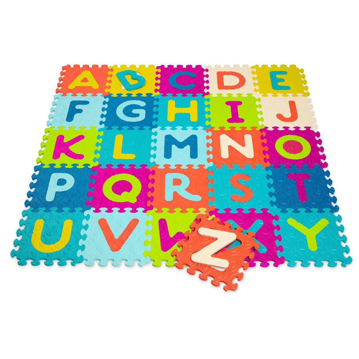 B. play - Alphabet Foam Tiles - Beautifloor - 26pc | Target