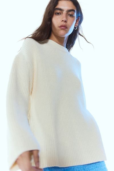 Oversized rib-knit jumper | H&M (US)
