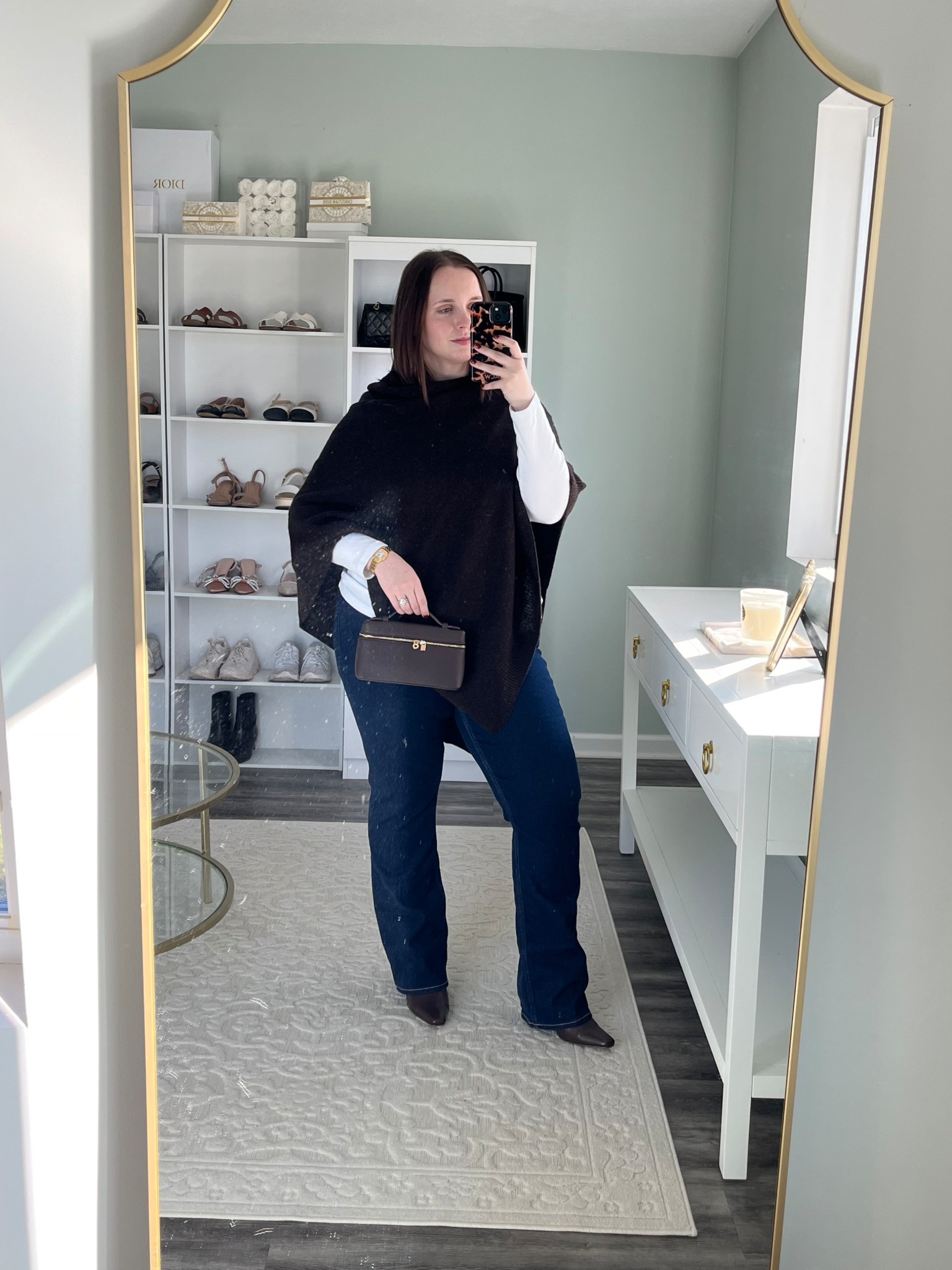 Fall outfit of the day 🤎

Outfit inspo, ootd, outfit ideas, midsize fashion, fall style, winter fashion, boots, chocolate brown, fall purse, poncho, sweater, knit, coat, fur coat, scarf, jacket 

#LTKSeasonal #LTKMidsize #LTKStyleTip