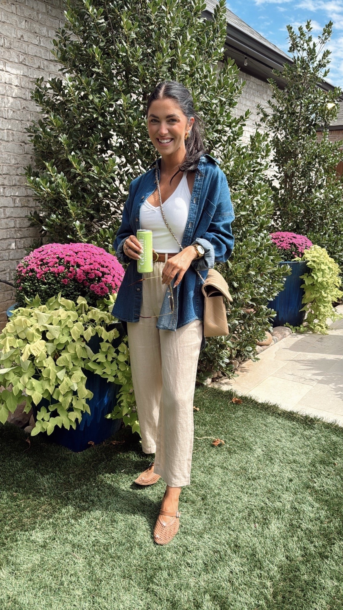 Spring OOTD! These pants are from Quince, I got them last year and they’re still in stock!



#LTKootd #LTKSeasonal #LTKPetite