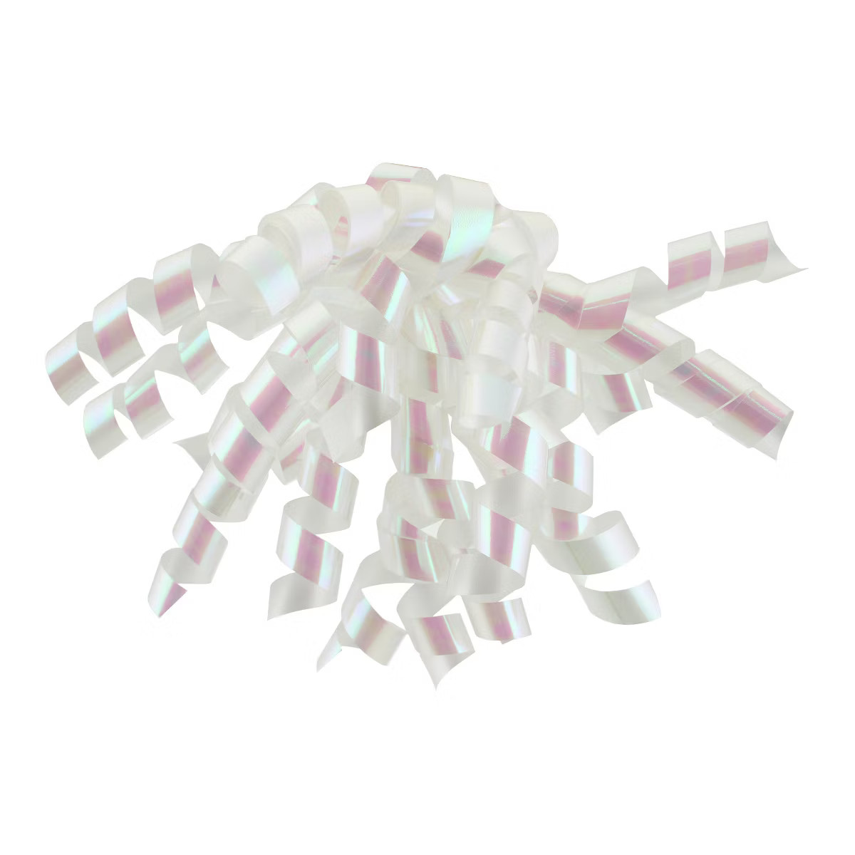 White Iridescent Curl Swirl - Spritz™: Gift Packaging Accessory for All Occasions, Weddings, Bi... | Target