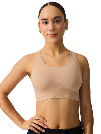 Women's Seamless Racerback Sports Bra | Macy's
