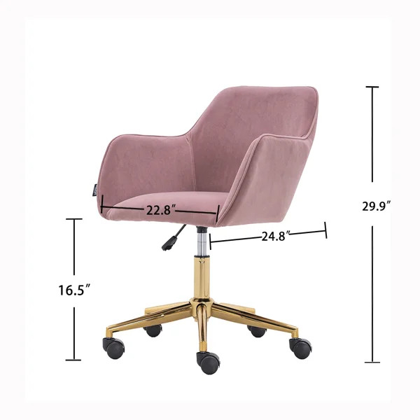 Bollay Fabric Upholstered Swivel Office Chair | Wayfair North America
