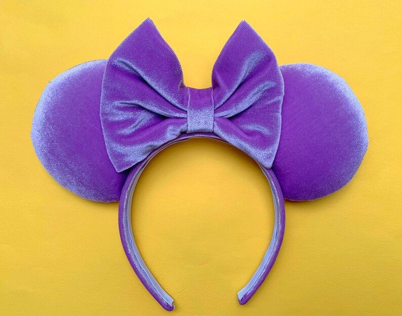 Lavender Velvet Mouse Ears! | Etsy (US)