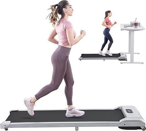 Walking Pad Desk Treadmill, Merax Portable Under Desk Treadmill 2.5HP Walkstation Installation Fr... | Amazon (US)