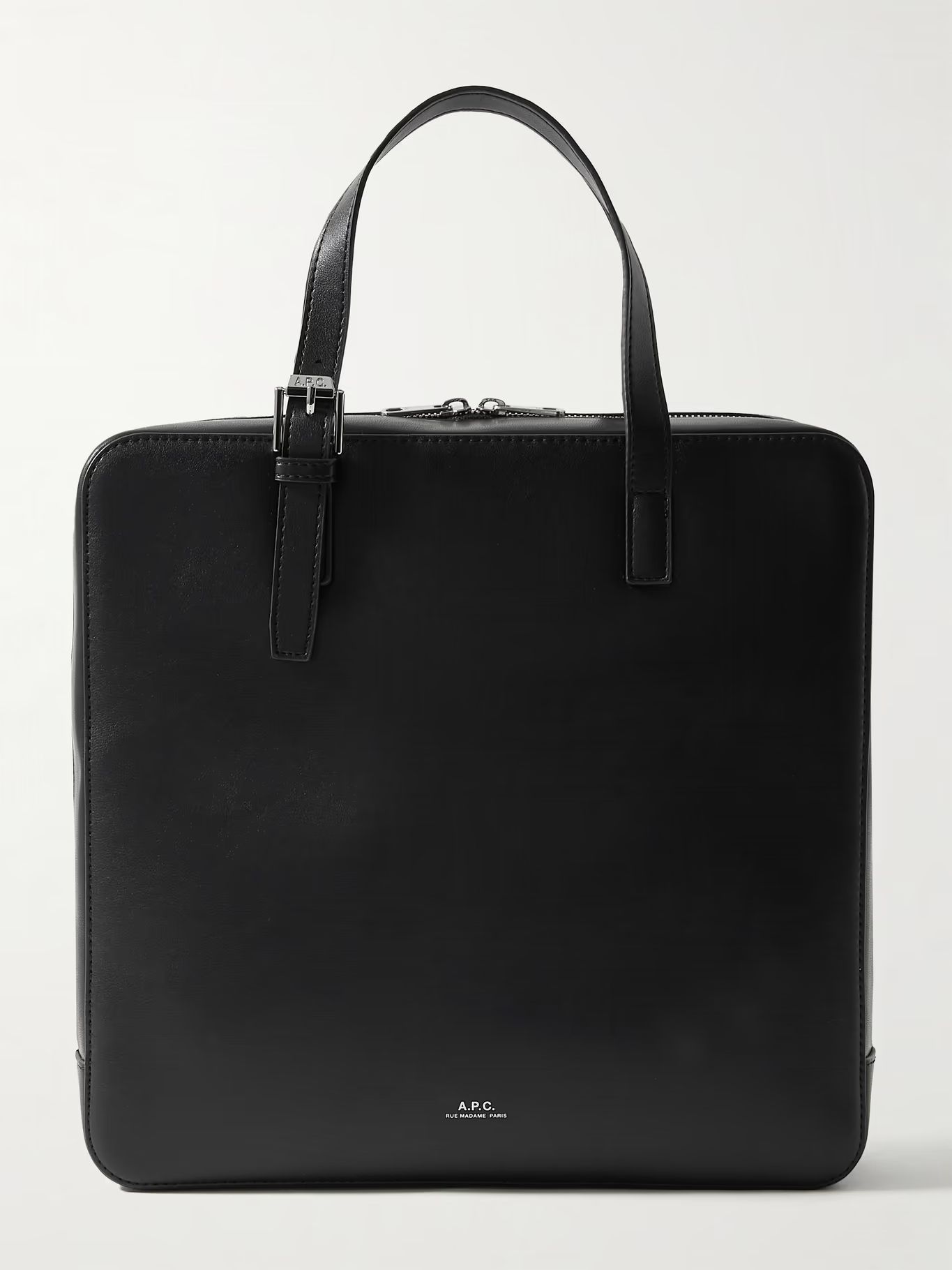 A.P.C. Nino Logo-Print Faux-Recycled Leather Briefcase for Men | MR PORTER | Mr Porter (US & CA)