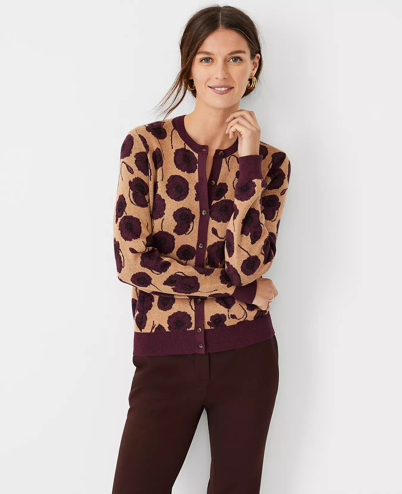Floral Ann Cardigan | Ann Taylor (US)