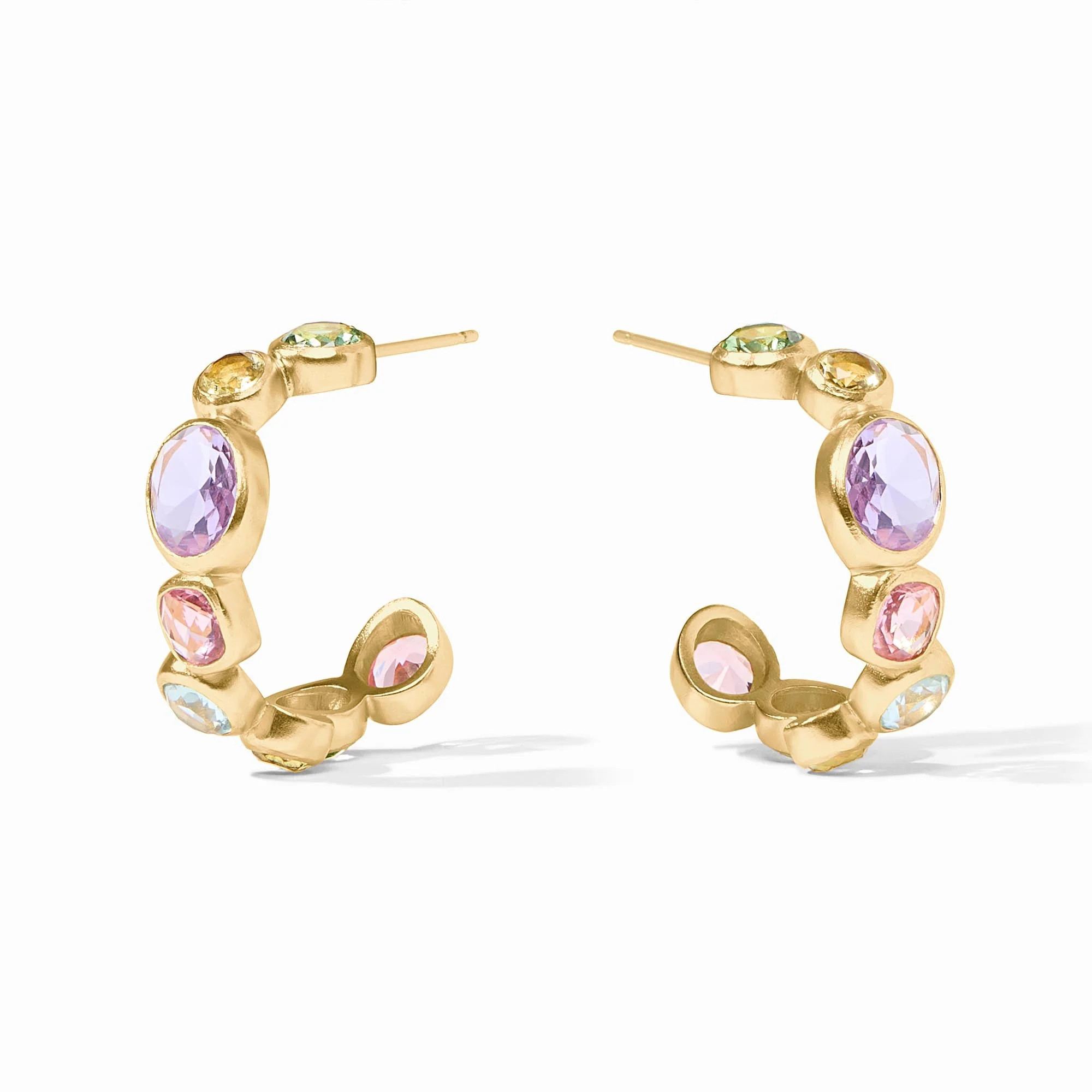 Kaleidoscope Gemstone Hoop Earrings | Julie Vos | Julie Vos